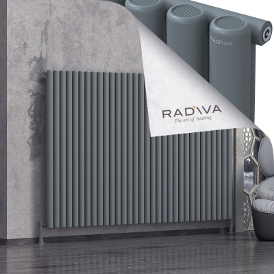 Radiva - Mati Alüminyum Radyatör 1500x2364 Antrasit (1)