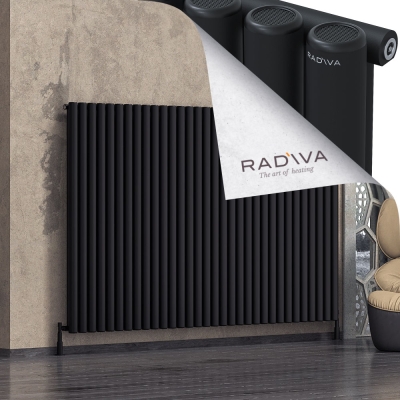 Radiva - Mati Alüminyum Radyatör 1500x2364 Siyah