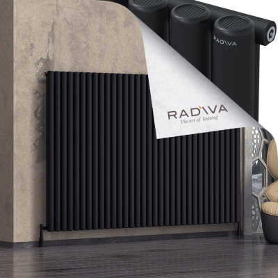 Radiva - Mati Alüminyum Radyatör 1500x2438 Siyah