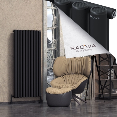 Radiva - Mati Alüminyum Radyatör 1500x736 Siyah (1)