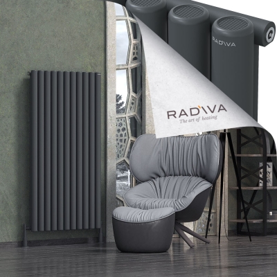 Radiva - Mati Alüminyum Radyatör 1500x810 Koyu Antrasit - 500