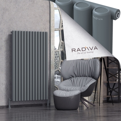 Radiva - Mati Alüminyum Radyatör 1500x958 Antrasit (1)