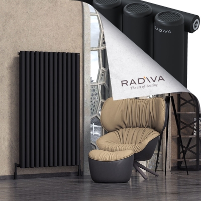 Radiva - Mati Alüminyum Radyatör 1500x958 Siyah
