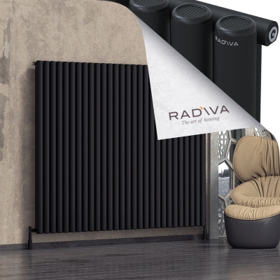 Radiva - Mati Alüminyum Radyatör 1600x2068 Siyah (1)
