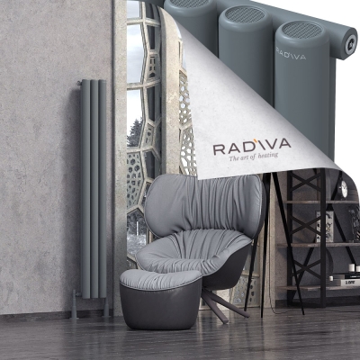 Radiva - Mati Alüminyum Radyatör 1600x218 Antrasit