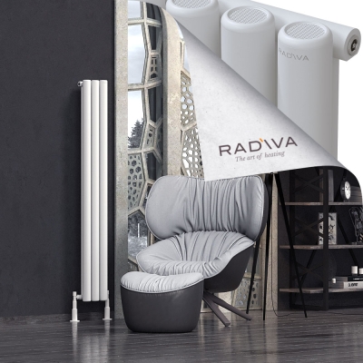 Radiva - Mati Alüminyum Radyatör 1600x218 Beyaz - 500