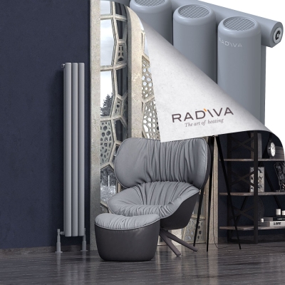 Radiva - Mati Alüminyum Radyatör 1600x218 Gri (1)