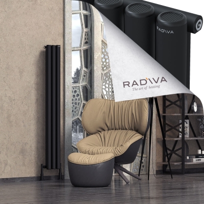 Radiva - Mati Alüminyum Radyatör 1600x218 Siyah (1)
