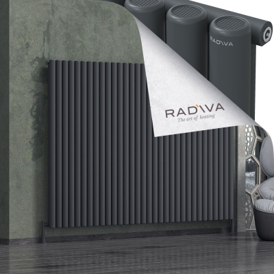 Radiva - Mati Alüminyum Radyatör 1600x2364 Koyu Antrasit