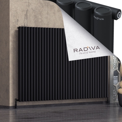Radiva - Mati Alüminyum Radyatör 1600x2586 Siyah (1)