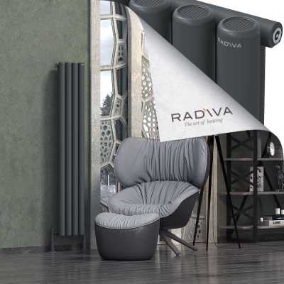 Radiva - Mati Alüminyum Radyatör 1600x292 Koyu Antrasit (1)