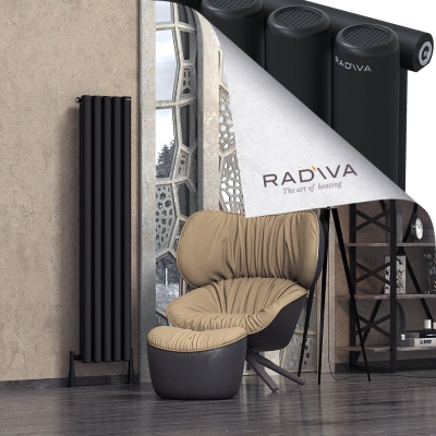 Radiva - Mati Alüminyum Radyatör 1600x366 Siyah (1)
