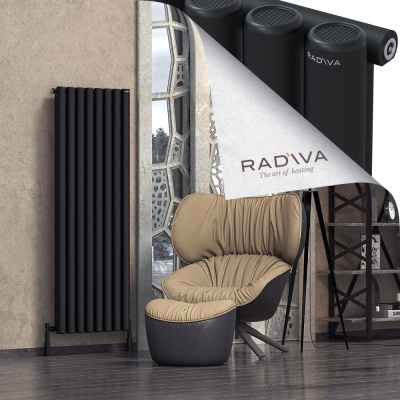 Radiva - Mati Alüminyum Radyatör 1600x588 Siyah (1)