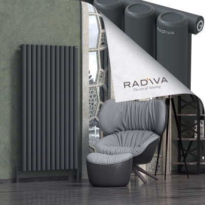 Radiva - Mati Alüminyum Radyatör 1600x884 Koyu Antrasit