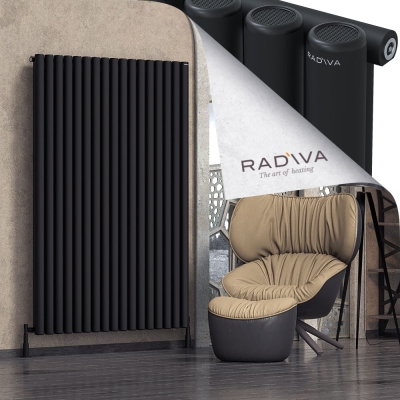Radiva - Mati Alüminyum Radyatör 1800x1254 Siyah (1)