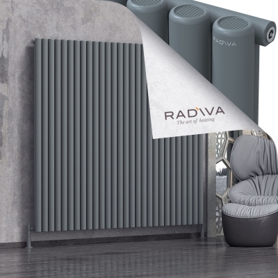 Radiva - Mati Alüminyum Radyatör 1800x2068 Antrasit (1)