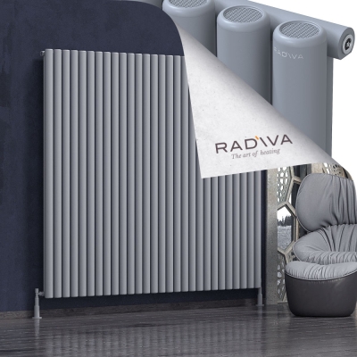 Radiva - Mati Alüminyum Radyatör 1800x2068 Gri
