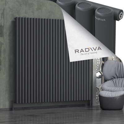 Radiva - Mati Alüminyum Radyatör 1800x2068 Koyu Antrasit