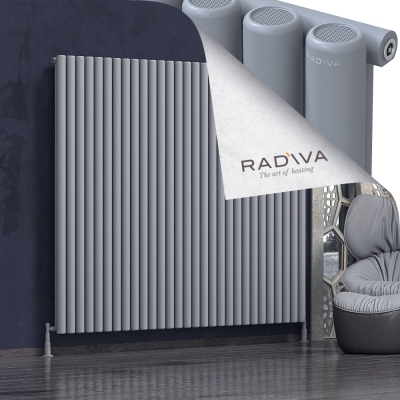 Radiva - Mati Alüminyum Radyatör 1800x2142 Gri (1)