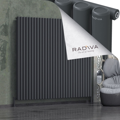 Radiva - Mati Alüminyum Radyatör 1800x2142 Koyu Antrasit (1)