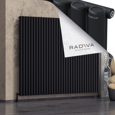 Radiva - Mati Alüminyum Radyatör 1800x2438 Siyah (1)