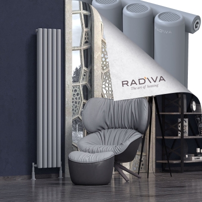 Radiva - Mati Alüminyum Radyatör 1800x366 Gri (1)