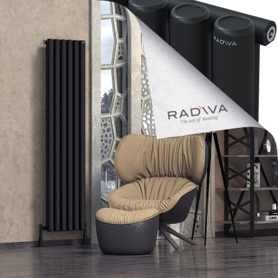 Radiva - Mati Alüminyum Radyatör 1800x440 Siyah (1)