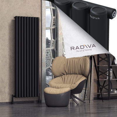 Radiva - Mati Alüminyum Radyatör 1800x662 Siyah (1)