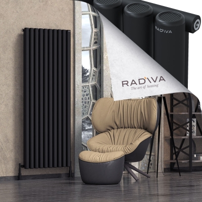 Radiva - Mati Alüminyum Radyatör 1800x736 Siyah