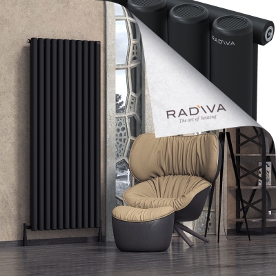 Radiva - Mati Alüminyum Radyatör 1800x810 Siyah (1)