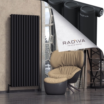Radiva - Mati Alüminyum Radyatör 1800x884 Siyah