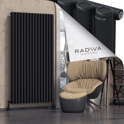 Radiva - Mati Alüminyum Radyatör 1900x1106 Siyah