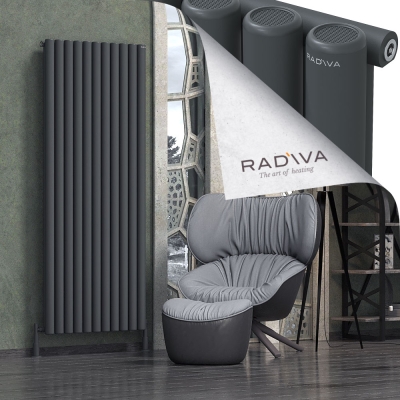 Radiva - Mati Alüminyum Radyatör 1900x810 Koyu Antrasit (1)