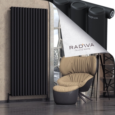 Radiva - Mati Alüminyum Radyatör 2000x1032 Siyah