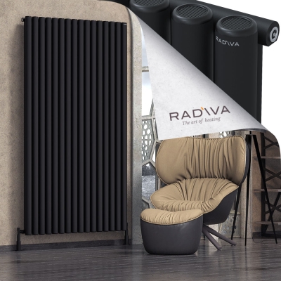Radiva - Mati Alüminyum Radyatör 2000x1180 Siyah (1)