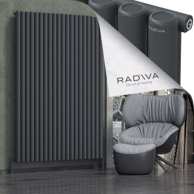 Radiva - Mati Alüminyum Radyatör 2000x1476 Koyu Antrasit