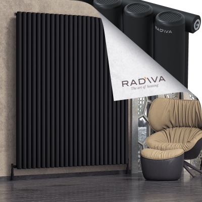 Radiva - Mati Alüminyum Radyatör 2000x1846 Siyah