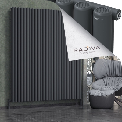 Radiva - Mati Alüminyum Radyatör 2000x1920 Koyu Antrasit