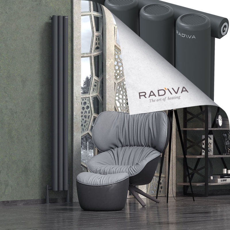 Mati Alüminyum Radyatör 2000x218 Koyu Antrasit - 2MAT20000218B6TS