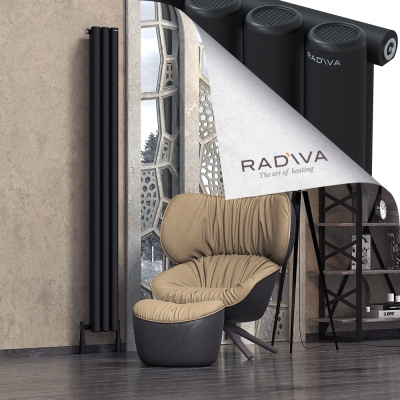 Radiva - Mati Alüminyum Radyatör 2000x218 Siyah (1)