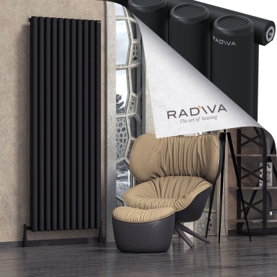 Radiva - Mati Alüminyum Radyatör 2000x810 Siyah (1)