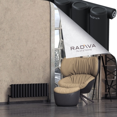 Radiva - Mati Alüminyum Radyatör 300x1032 Siyah (1)