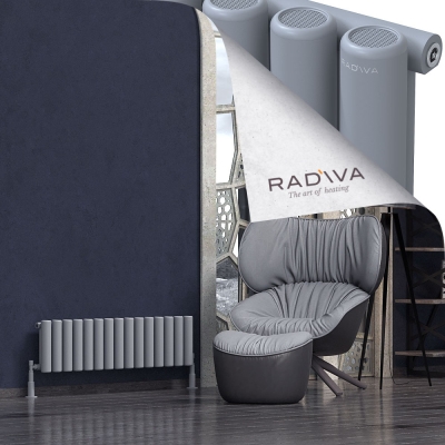 Radiva - Mati Alüminyum Radyatör 300x1106 Gri