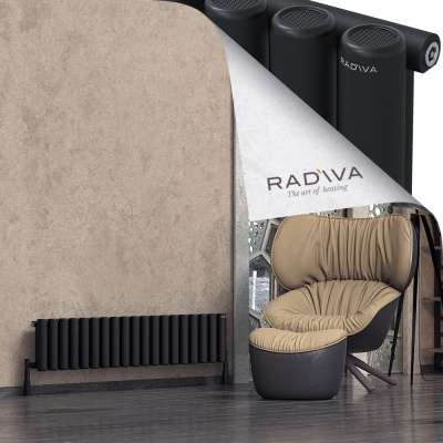 Radiva - Mati Alüminyum Radyatör 300x1402 Siyah (1)