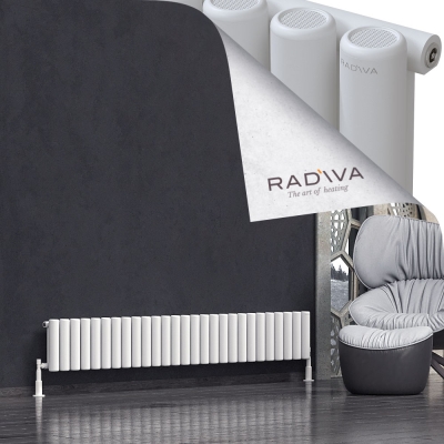 Radiva - Mati Alüminyum Radyatör 300x1994 Beyaz