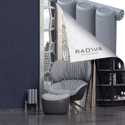 Radiva - Mati Alüminyum Radyatör 300x218 Gri
