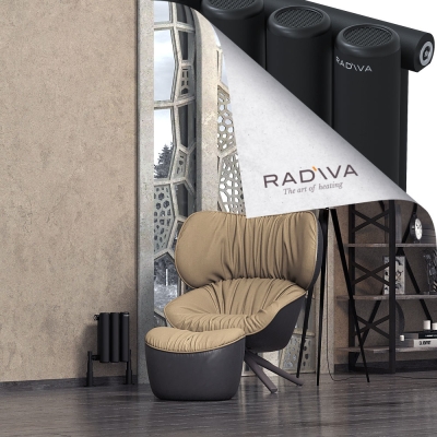 Radiva - Mati Alüminyum Radyatör 300x218 Siyah (1)