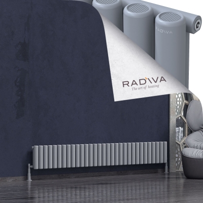 Radiva - Mati Alüminyum Radyatör 300x2290 Gri