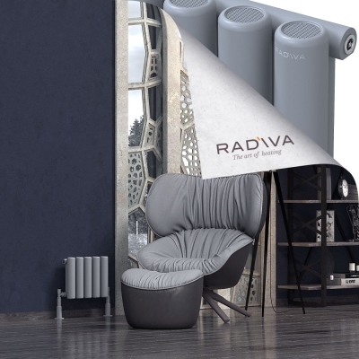 Radiva - Mati Alüminyum Radyatör 300x366 Gri