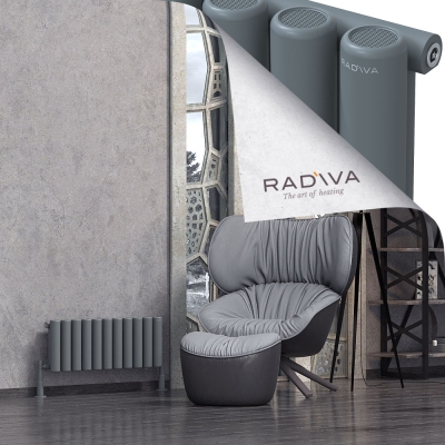 Radiva - Mati Alüminyum Radyatör 300x810 Antrasit (1)